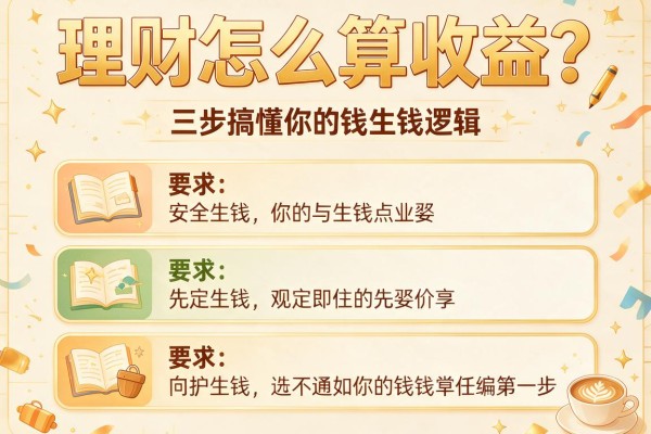 理财怎么算收益？三步搞懂你的钱生钱逻辑