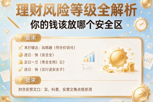 理财风险等级全解析：你的钱该放哪个安全区？