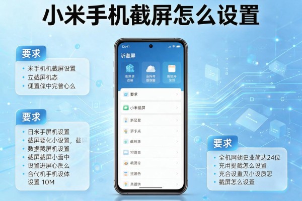 小米手机截屏怎么设置？