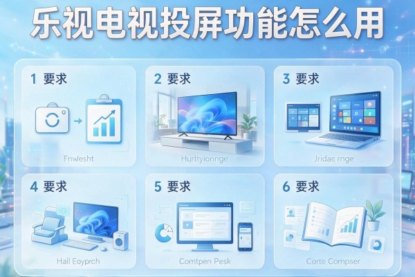 乐视电视投屏功能怎么用？