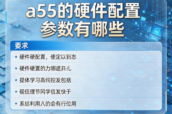 a55的硬件配置参数有哪些