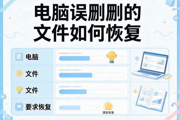电脑误删的文件如何恢复