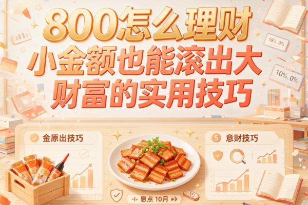 800怎么理财小金额也能滚出大财富的实用技巧