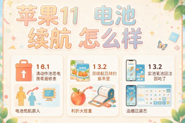 苹果11电池续航怎么样？