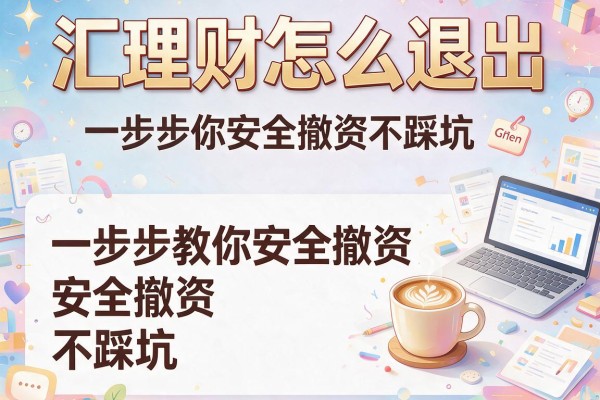 汇理财怎么退出：一步步教你安全撤资不踩坑