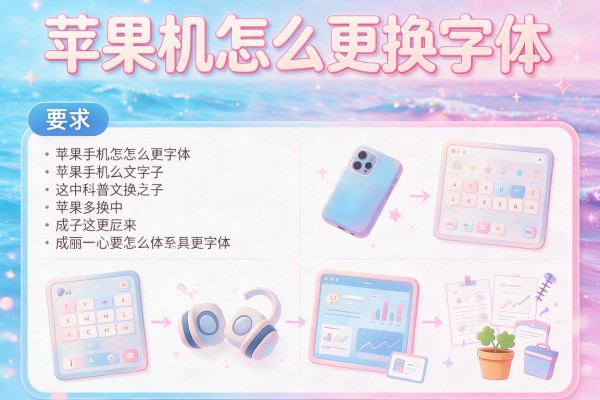 苹果手机怎么更换字体