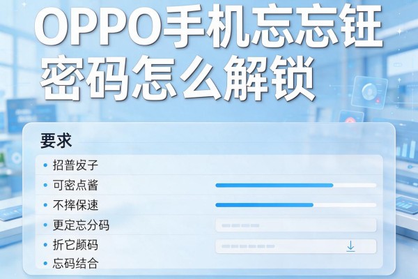 OPPO手机忘记密码怎么解锁?