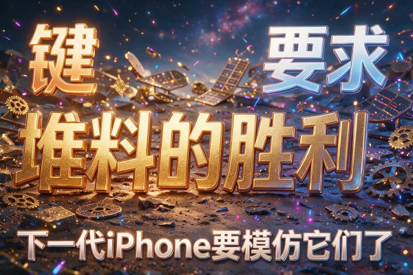 堆料的胜利,下一代iPhone要模仿它们了