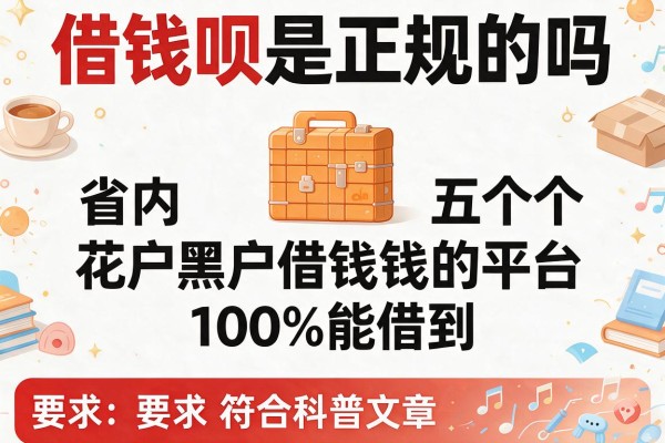 借钱呗是正规的吗,省内五个花户黑户借钱的平台100%能借到