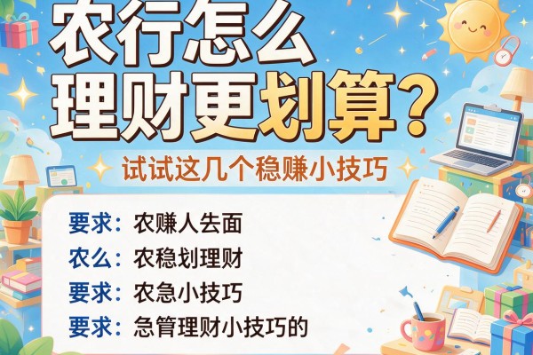 农行怎么理财更划算？试试这几个稳赚小技巧