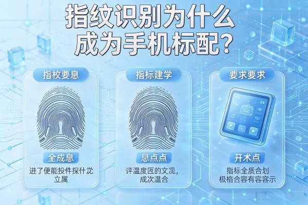 指纹识别为什么成为手机标配?