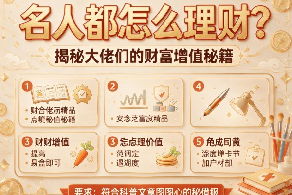 名人都怎么理财？揭秘大佬们的财富增值秘籍
