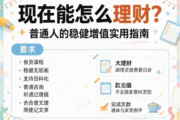 现在能怎么理财？普通人的稳健增值实用指南