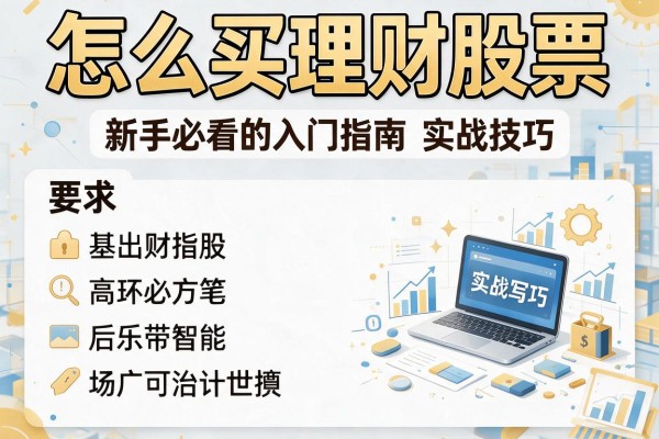 怎么买理财股票：新手必看的入门指南与实战技巧