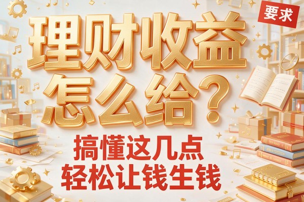 理财收益怎么给？搞懂这几点轻松让钱生钱