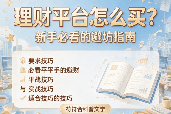 理财平台怎么买？新手必看的避坑指南与实战技巧