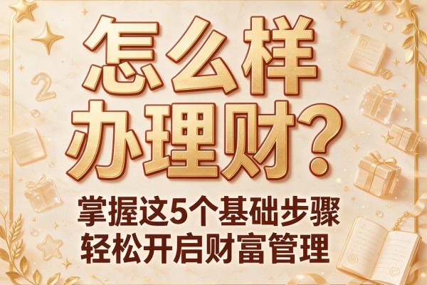 怎么样办理财？掌握这5个基础步骤轻松开启财富管理