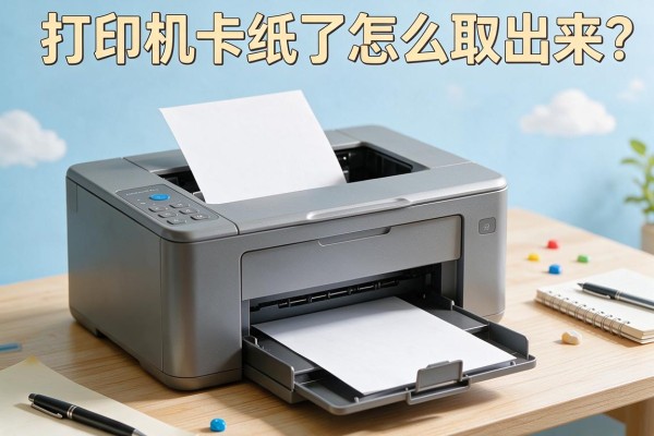 打印机卡纸了怎么取出来？