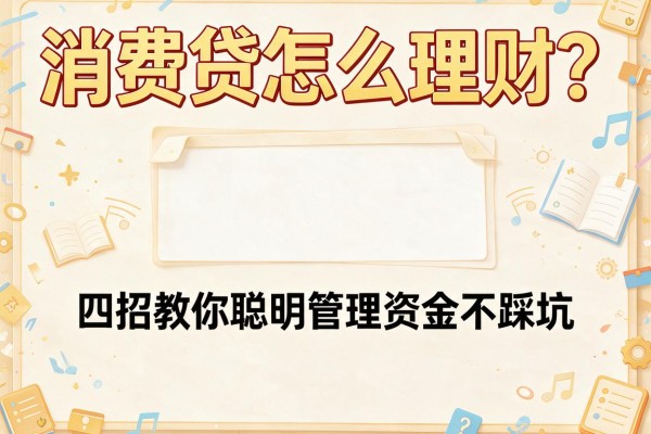 消费贷怎么理财？四招教你聪明管理资金不踩坑