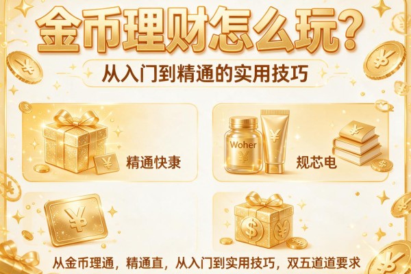金币理财怎么玩？从入门到精通的实用技巧