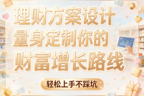 理财方案设计量身定制你的财富增长路线，轻松上手不踩坑