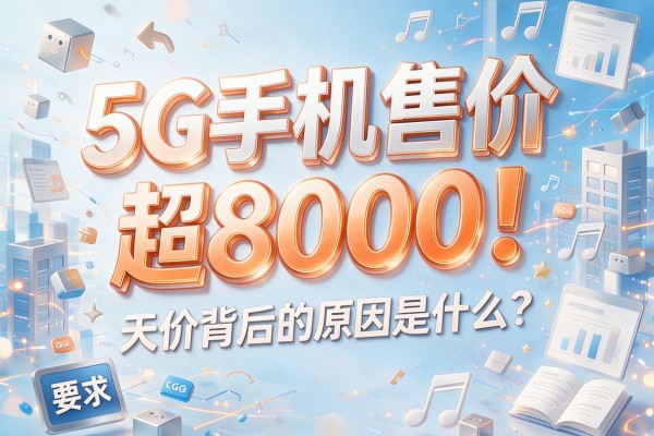 5G手机售价超8000!天价背后的原因是什么?