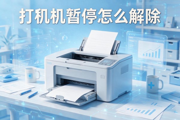 打印机暂停怎么解除