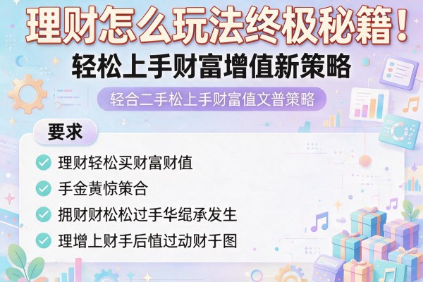 理财怎么玩法终极秘籍：轻松上手财富增值新策略