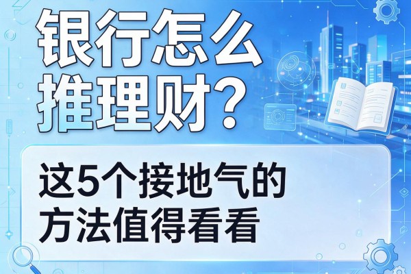 银行怎么推理财?这5个接地气的方法值得看看
