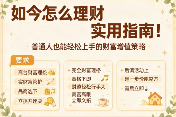 如今怎么理财实用指南：普通人也能轻松上手的财富增值策略