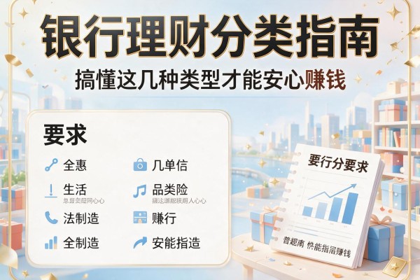 银行理财分类指南：搞懂这几种类型才能安心赚钱