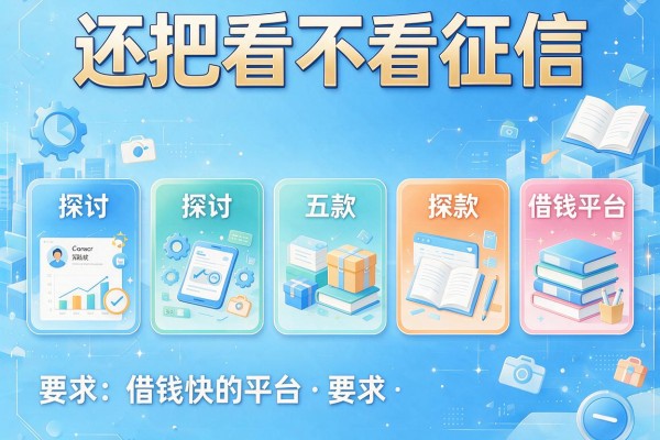 还把看不看征信，探讨五款借钱快的平台