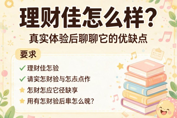 理财佳怎么样？真实体验后聊聊它的优缺点