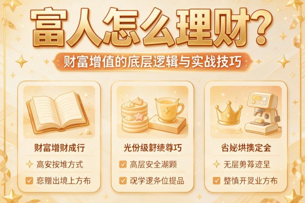富人怎么理财？揭秘财富增值的底层逻辑与实战技巧