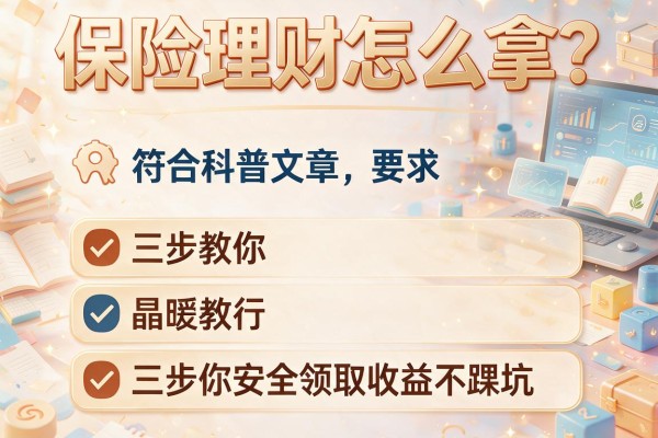保险理财怎么拿？三步教你安全领取收益不踩坑