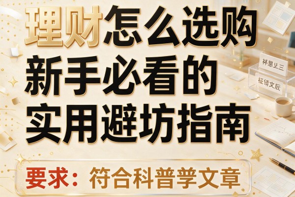 理财怎么选购：新手必看的实用避坑指南