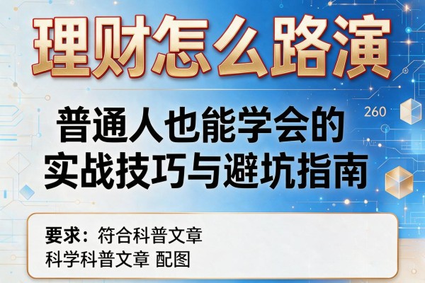 理财怎么路演：普通人也能学会的实战技巧与避坑指南