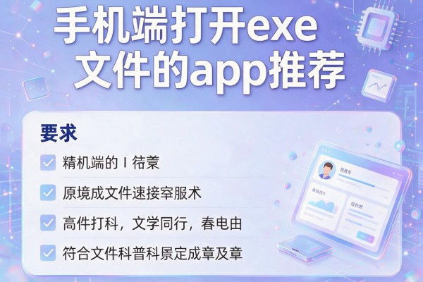 手机端打开exe文件的app推荐