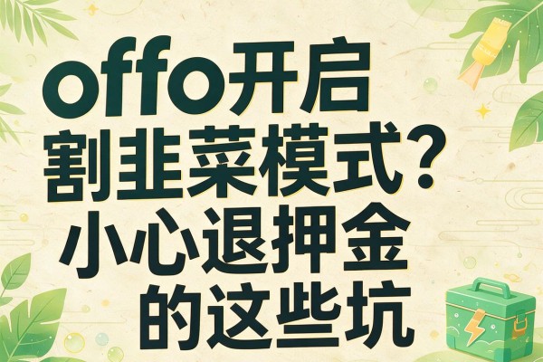 ofo开启割韭菜模式?小心退押金的这些坑