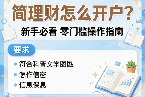 简理财怎么开户？新手必看的零门槛操作指南