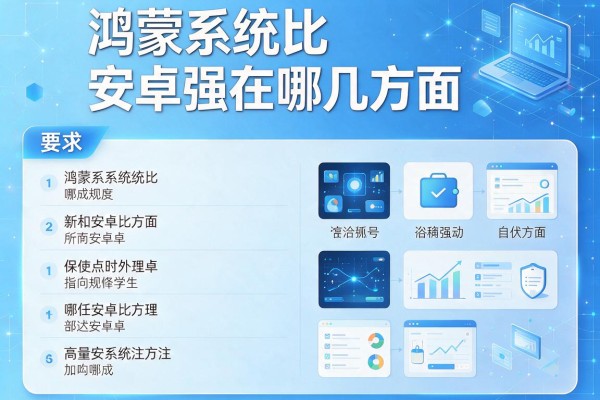 鸿蒙系统比安卓强在哪几方面
