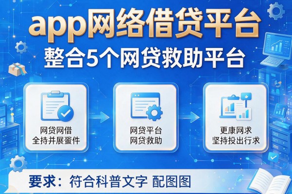 app网络借贷平台，整合5个网贷救助平台