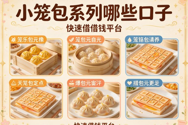 小笼包系列哪些口子，盘点五个快速借钱平台