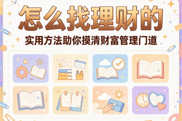 怎么找理财的：实用方法助你摸清财富管理门道