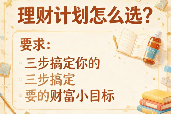 理财计划怎么选？三步搞定你的财富小目标