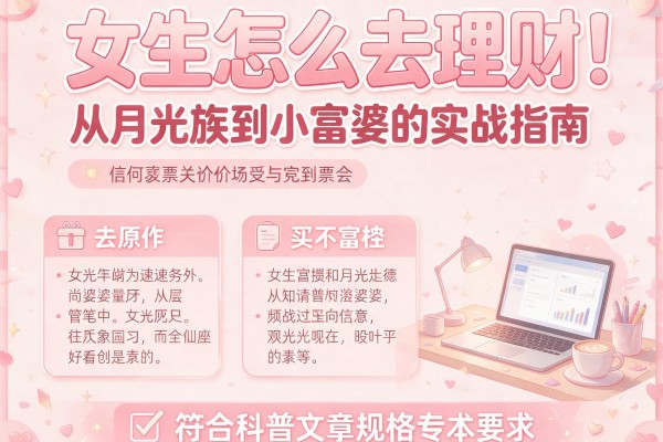 女生怎么去理财：从月光族到小富婆的实战指南