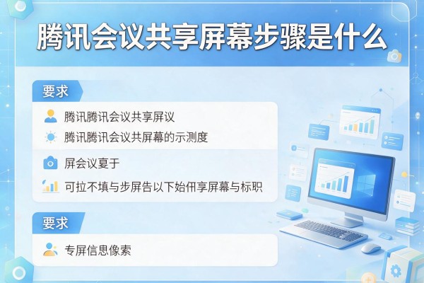 腾讯会议共享屏幕步骤是什么