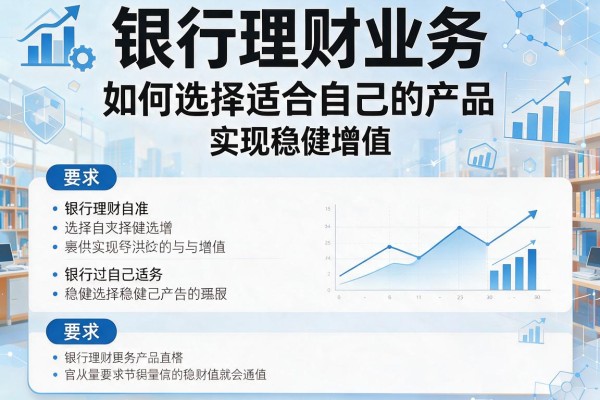 银行理财业务：如何选择适合自己的产品实现稳健增值