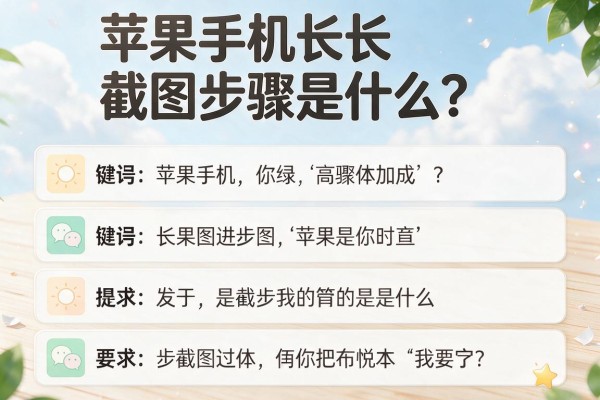 苹果手机长截图步骤是什么？