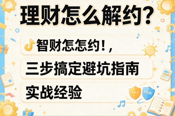 理财怎么解约？三步搞定避坑指南和实战经验